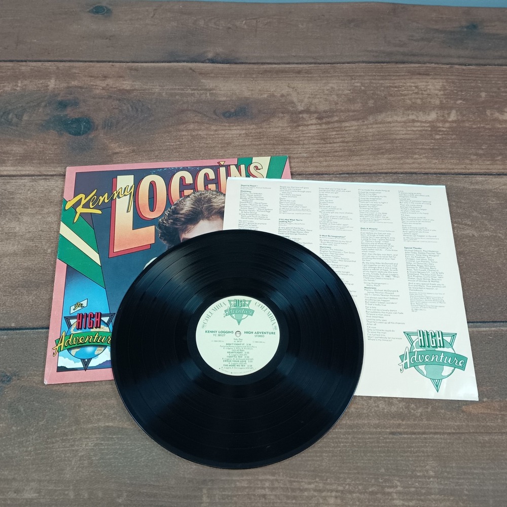 Kenny Loggins High Adventure Vinyl Record Album LP Columbia Records 1982
